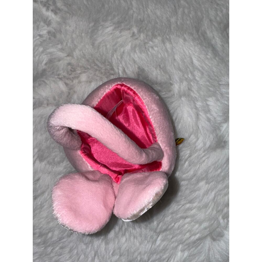 Build A Bear Easter Bunny Basket Pink Rabbit Spring Iridescent Plush Accessory - Picture 2 of 3